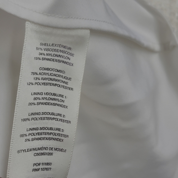 Alice & Olivia CreamElegant Tweed Dress Size XS/S - Picture 9 of 10